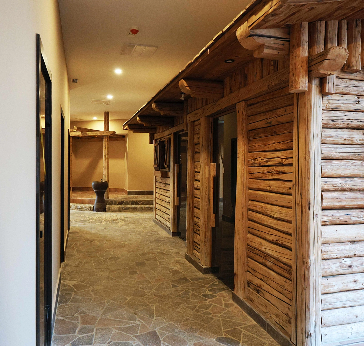 Alpsko selo sa sauna