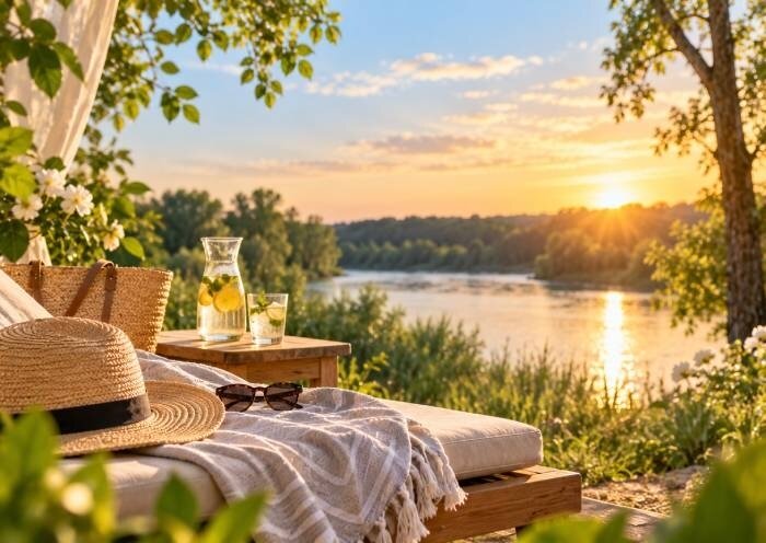 Relaxare wellness la începutul veriiold