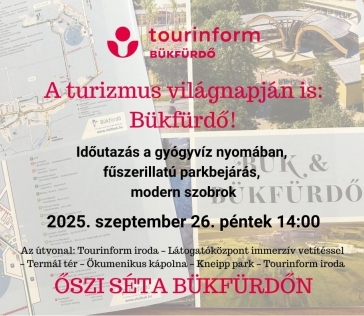 Ünnep Bükfürdőn: a Turizmus Világnapja