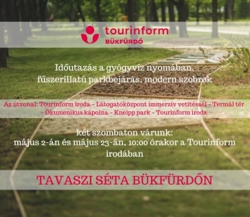 Tavaszi sétákra várjuk vendégeinket