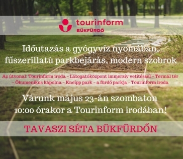 Tavaszi sétára várjuk vendégeinket