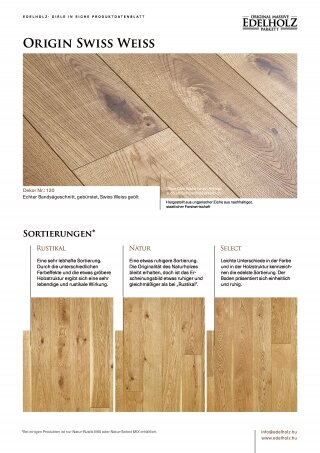 Origin Swiss Weiss Straight plank