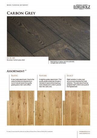 Carbon Grey Straight plank