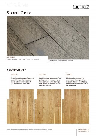 Stone Grey Straight plank