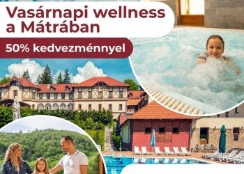 Vasárnapi wellness féláron