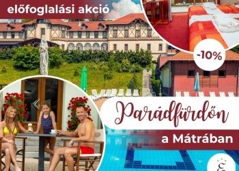 Előfoglalási akció – 10% kedvezménnyel!