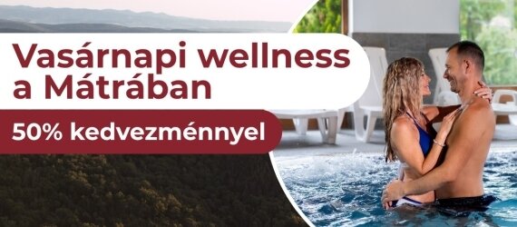 Vasárnapi wellness féláron