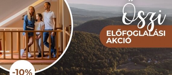 10% kedvezményes előfoglalás