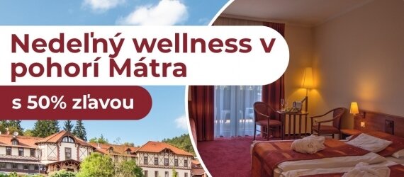 Nedeľný wellness za polovičnú cenu