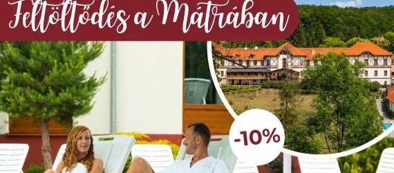 Nyári feltöltődés a Mátrában -10%