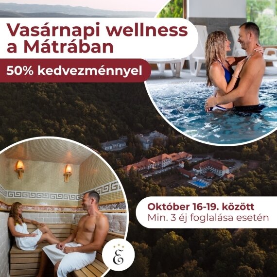 Vasárnapi wellness féláron