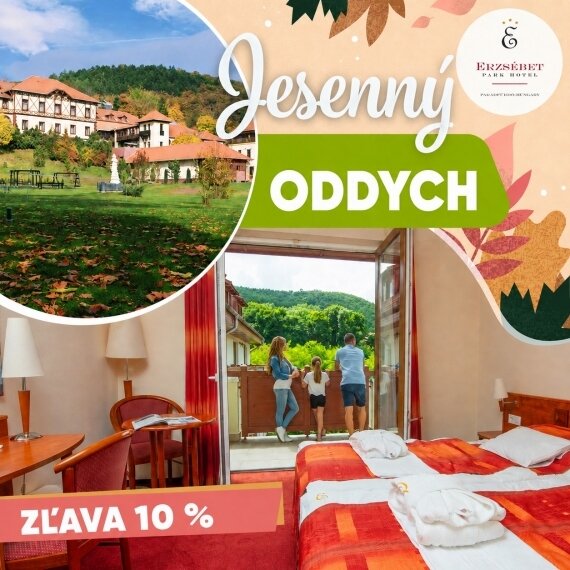 Jesenný oddych so zľavou 10 %