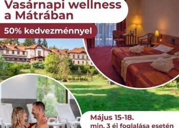Vasárnapi wellness féláron