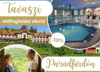 Előfoglalási akció – 10% kedvezménnyel!