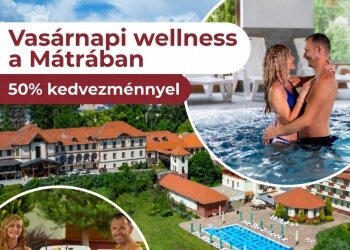 Nedeľný wellness pobyt s 50 % zľavou