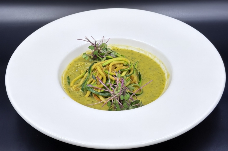Cukkini spagetti cukkini texturákkal
