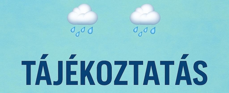 Időjárás miatti szolgáltatáskorlátozás a Zalakarosi Fürdőben