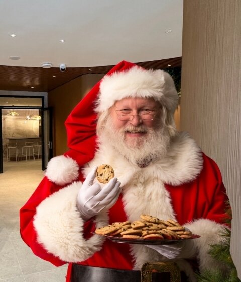 A great time with Santa Claus