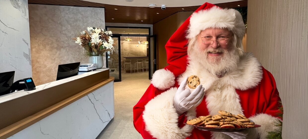 A great time with Santa Claus