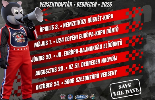 Salakmotor versenyek Debrecen 2026