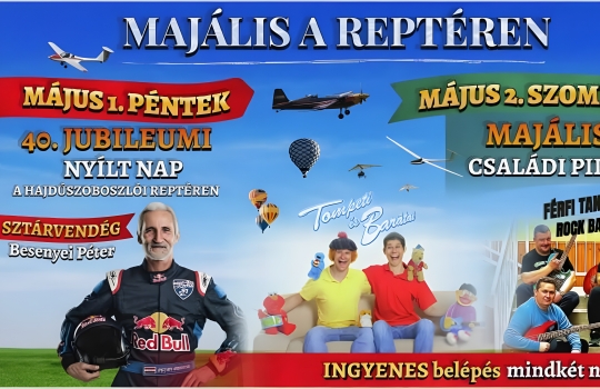 Majális a Hajdúszoboszlói Repülőtéren