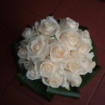 Menyasszonyi csokor vaj rózsából