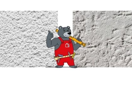 Vödrös vékonyvakolat struktúrák