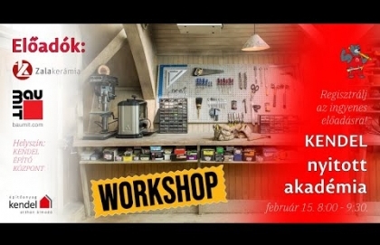 KENDEL Nyitott Akadémia, 1. workshop
