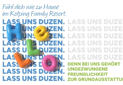 Fühl Dich bei uns wie zu Hause. Lass uns duzen!