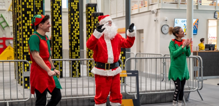 Mikulás az Arénában