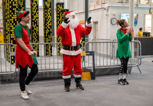 Mikulás az Arénában