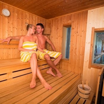 Nella sauna finnlandese