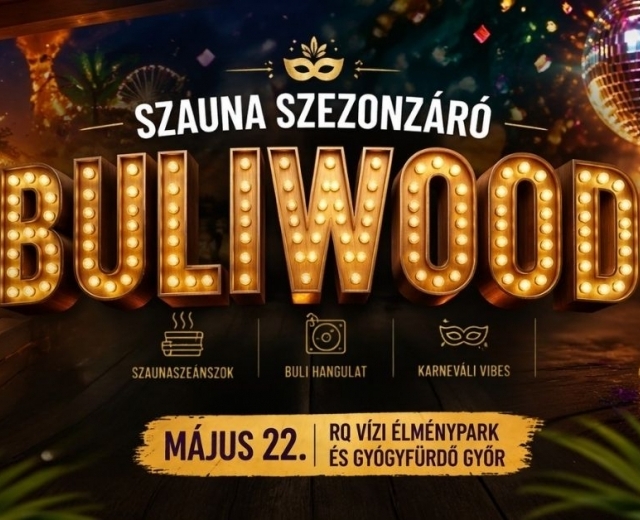 Buliwood szauna szezonzáró