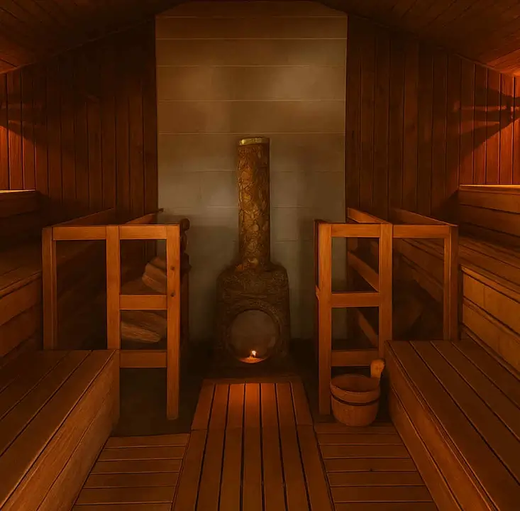 Fatüzeléses orosz szauna