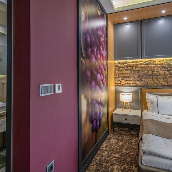 Villa Cuvée Egerszalók | Vörösbor tematikájú szoba