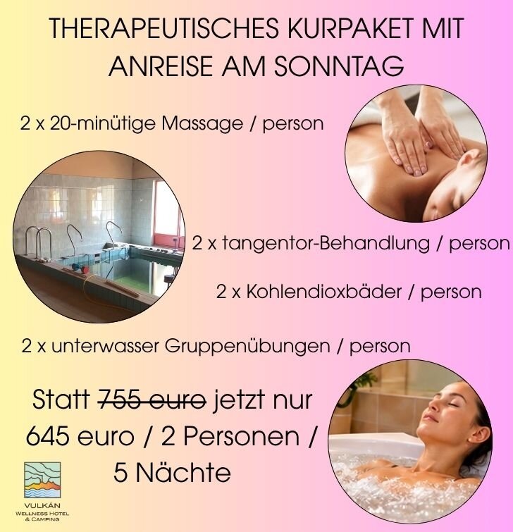 Therapeutische Behandlungpaket im Vulkán