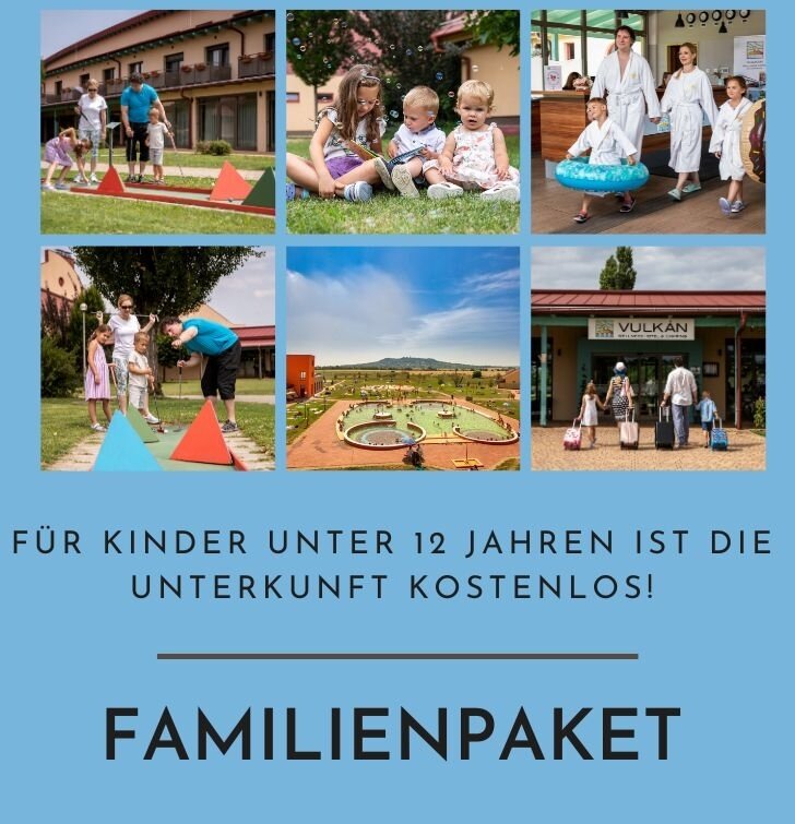 Familienpaket im Vulkán Hotel