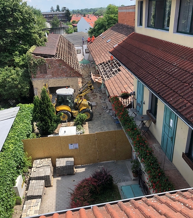 Začatie demolácií 2.