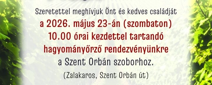 Szent Orbán Nap