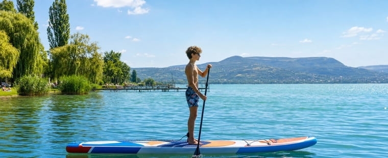 SUP a Balatonon